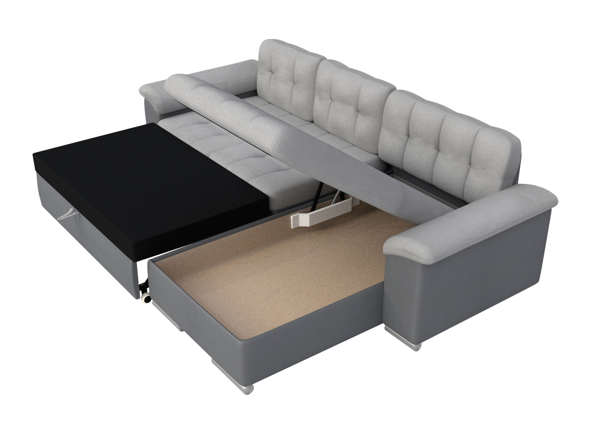 Hoekbank Comfivo 107 (Coral 45)