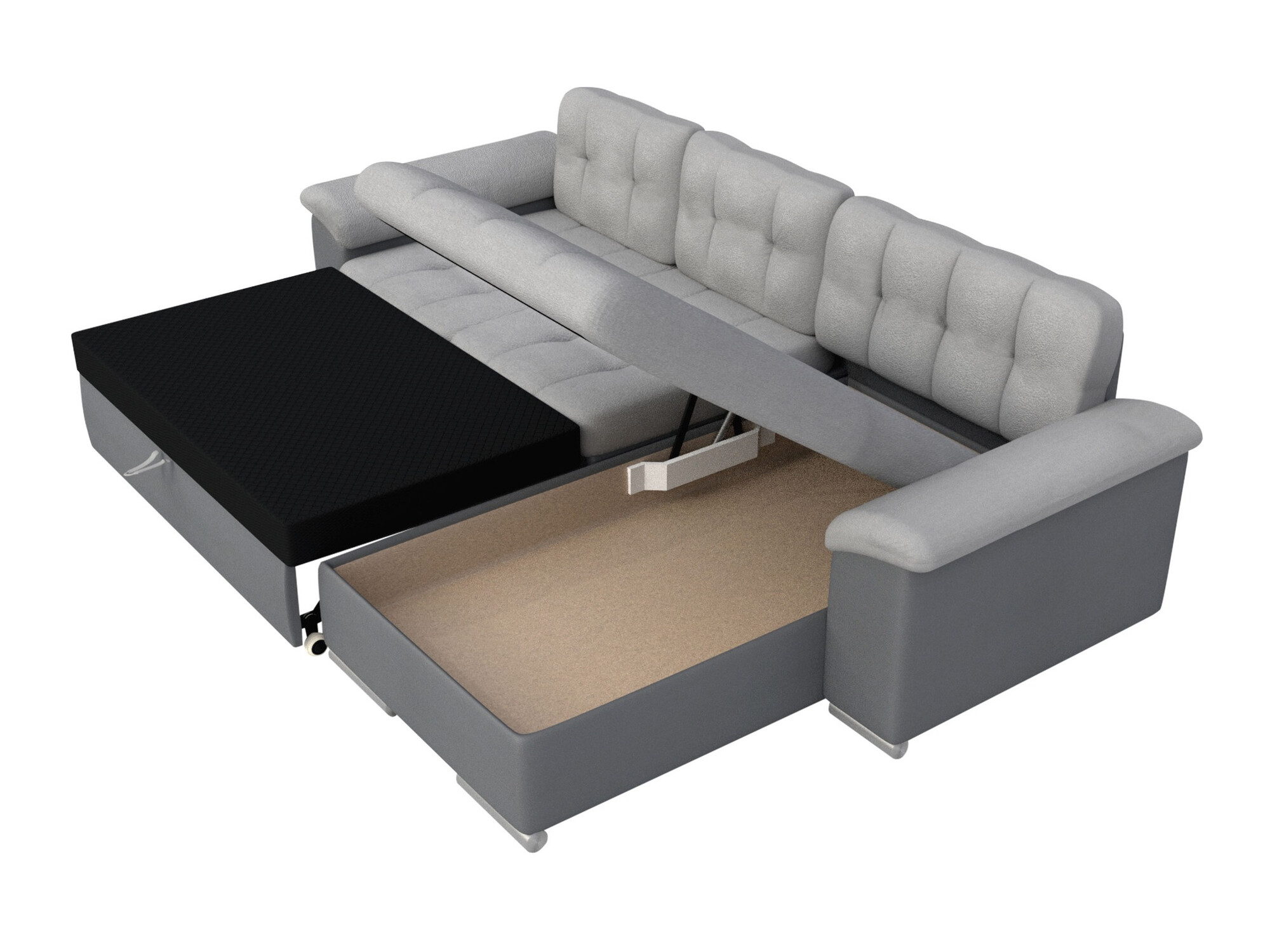 Hoekbank Comfivo 107 (Coral 45)