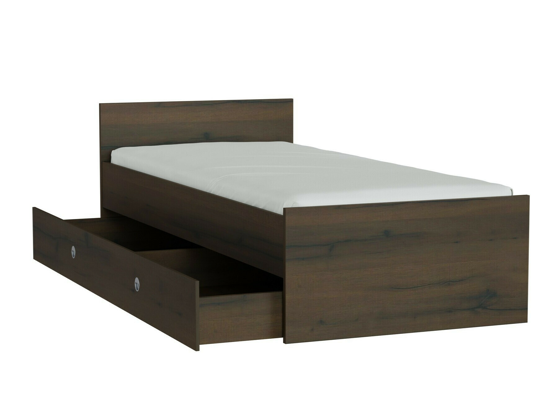 Bed Novsore 126 (Donkere eik)