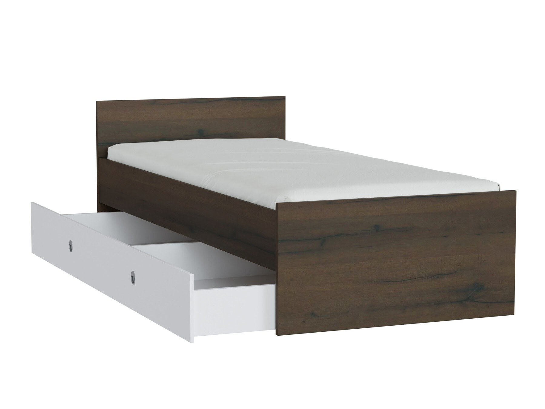 Bed Novsore 126 (Donkere eik)