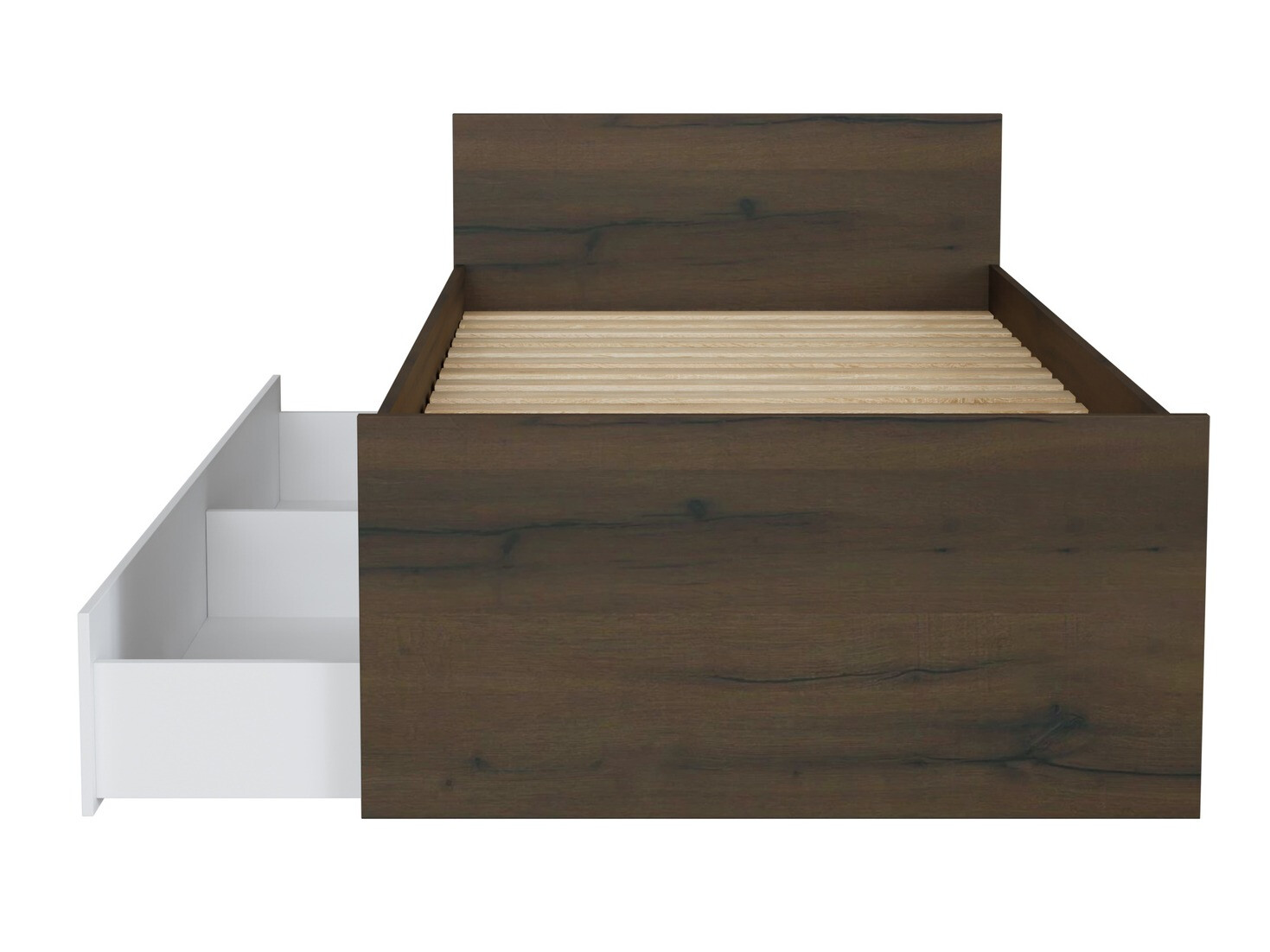 Bed Novsore 126 (Donkere eik)