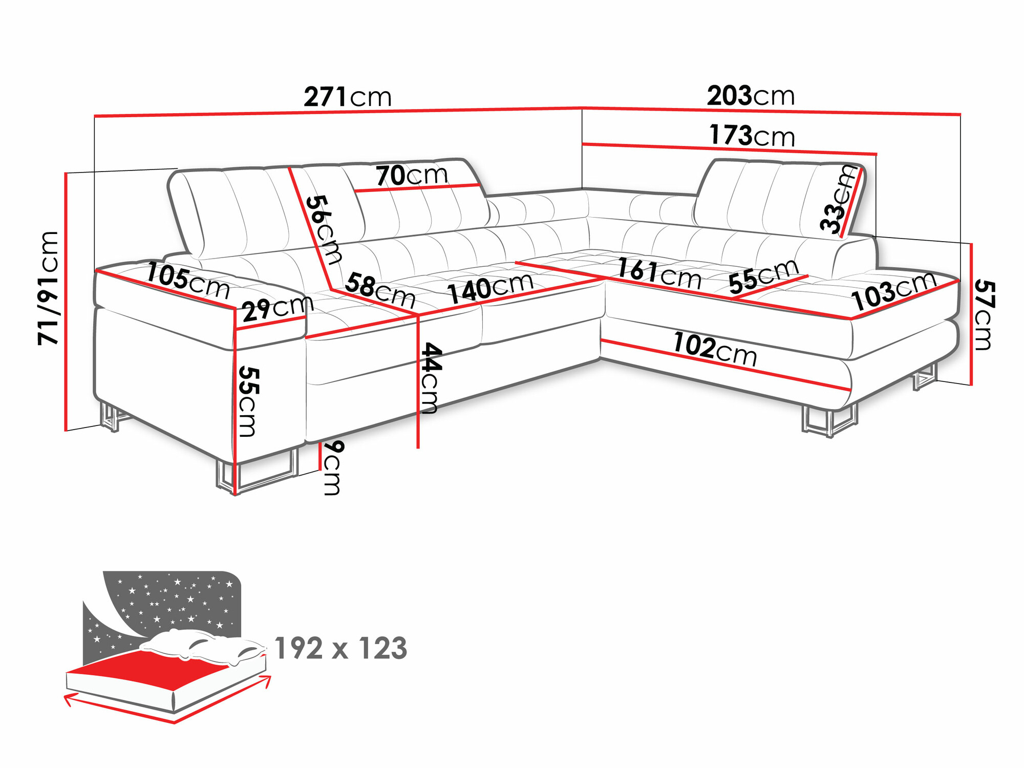 Hoekbank Comfivo Anima (Fresh 13)