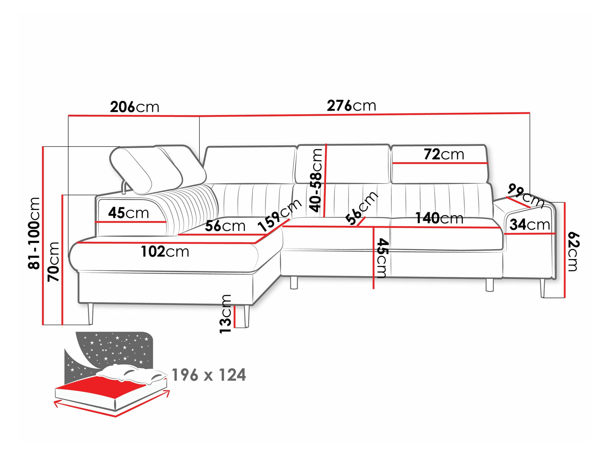 Hoekbank Comfivo 446 (Wave 15)