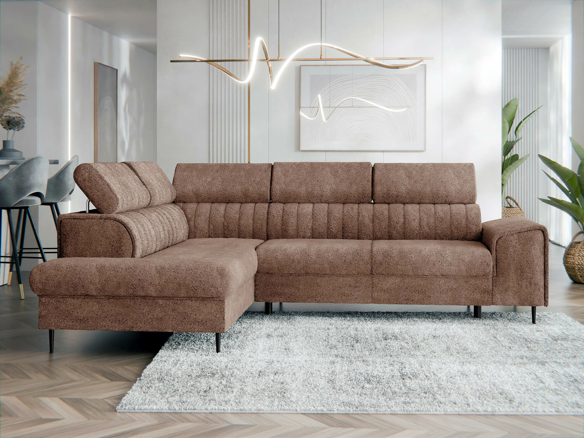 Hoekbank Comfivo Universum (Coral 45)
