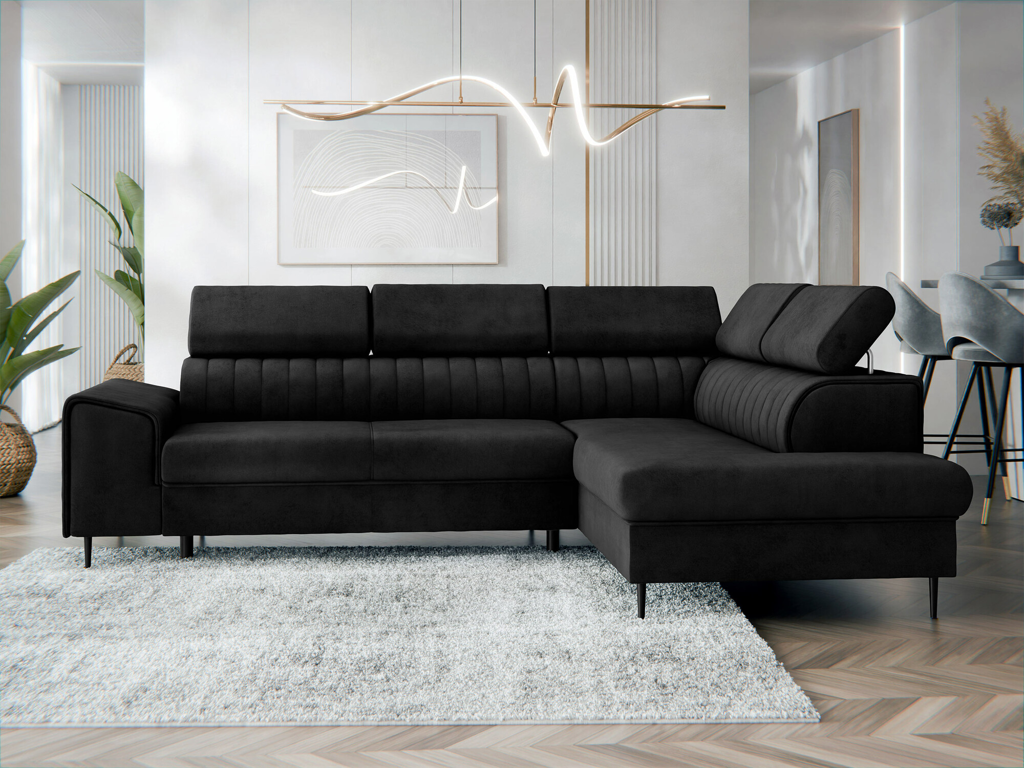 Hoekbank Comfivo Universum (Magic Velvet 2219)