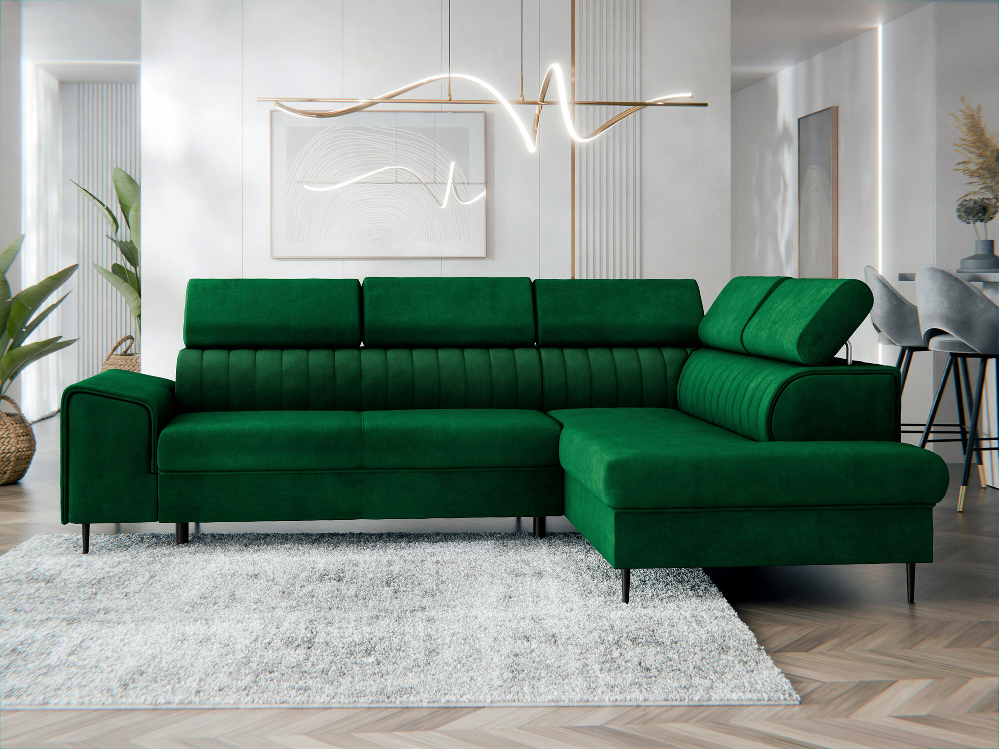 Hoekbank Comfivo Universum (Magic Velvet 2225)