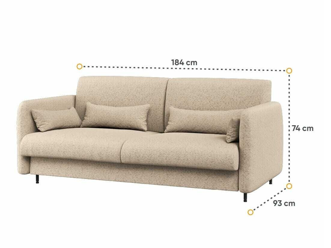 Meubelset Concept Pro Lenart VI (Glanzend wit + Wit + Blauw)