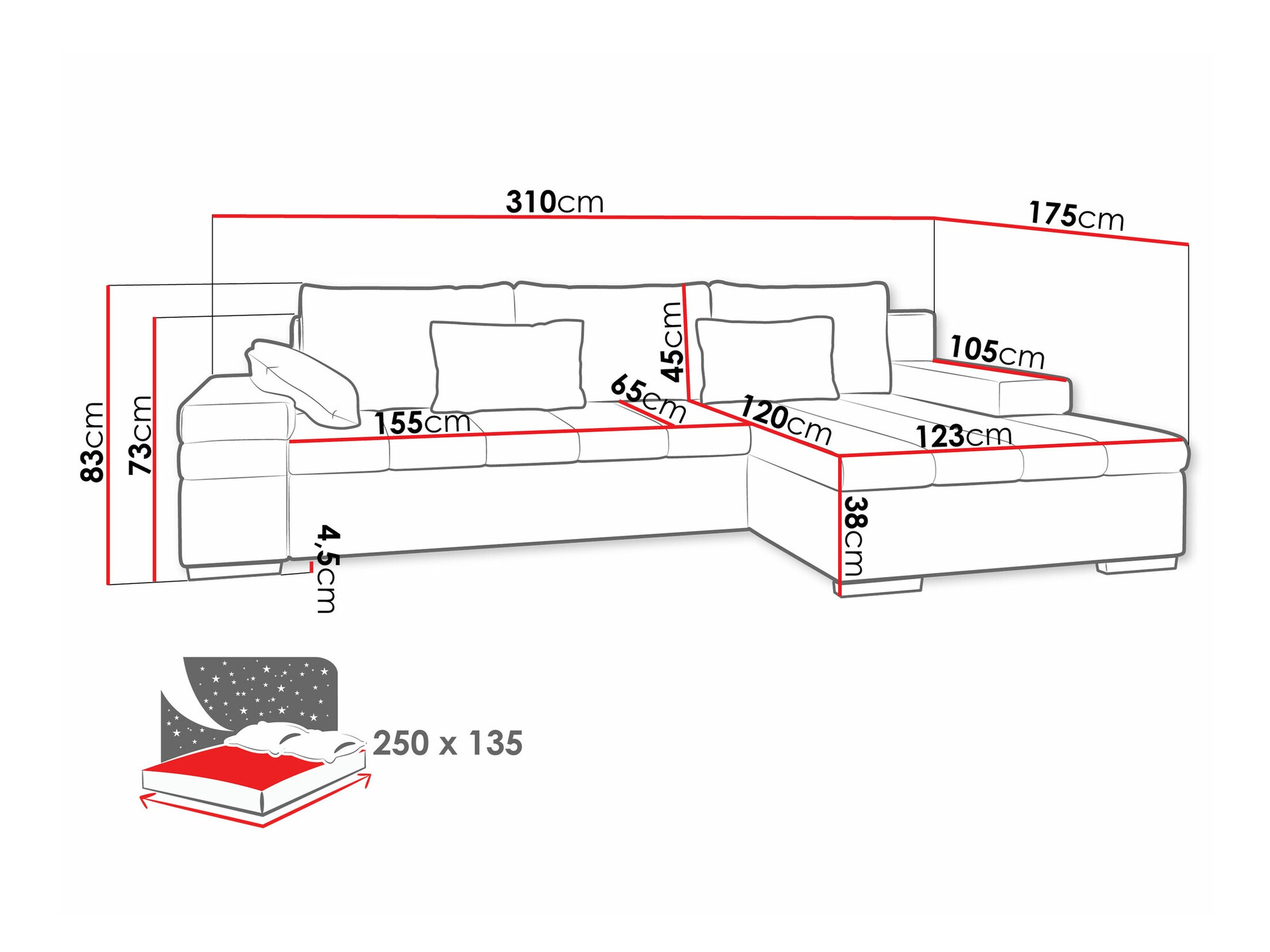 Hoekbank Comfivo 113 (Manila 35)