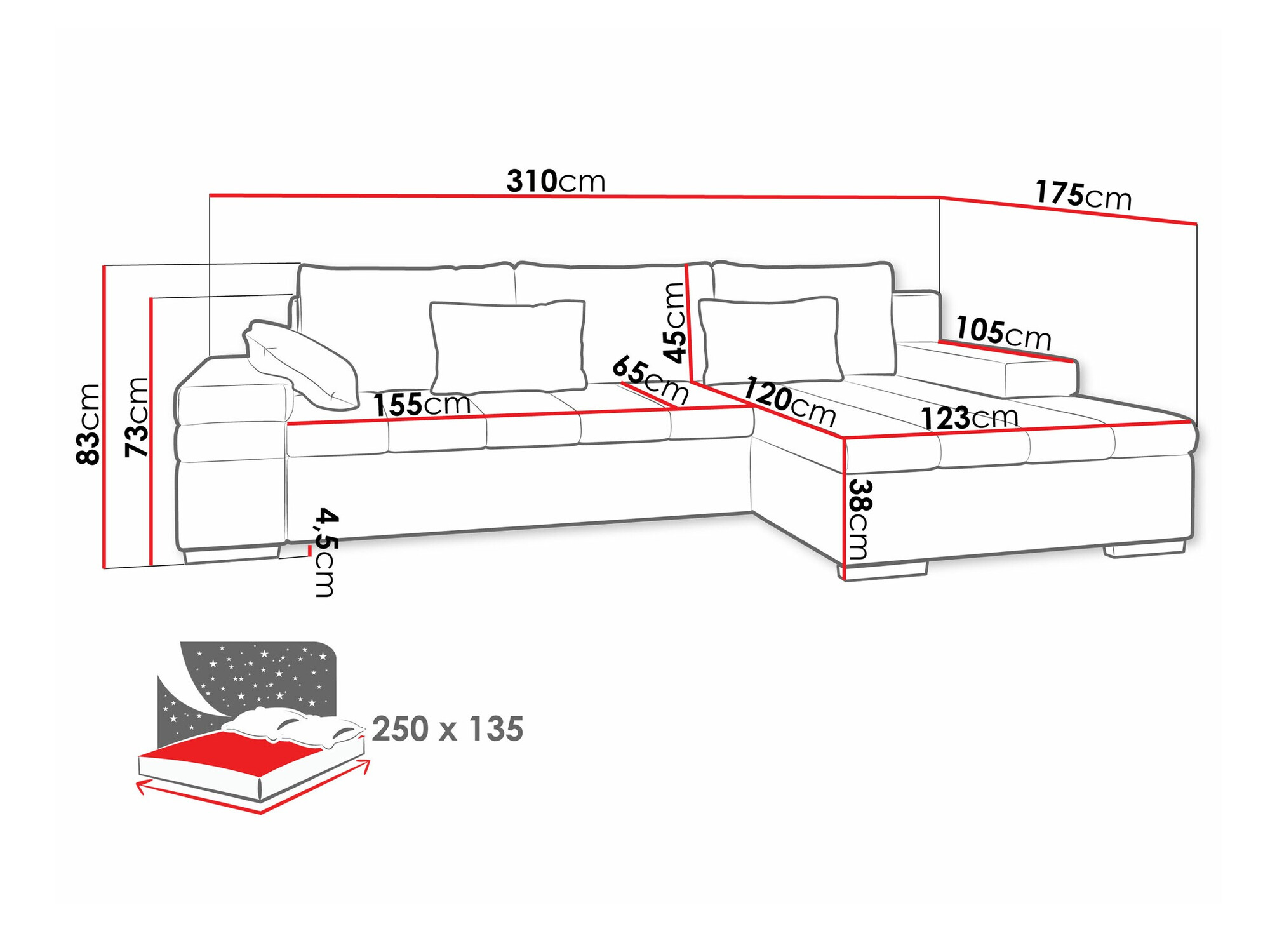 Hoekbank Comfivo 113 (Manila 35)