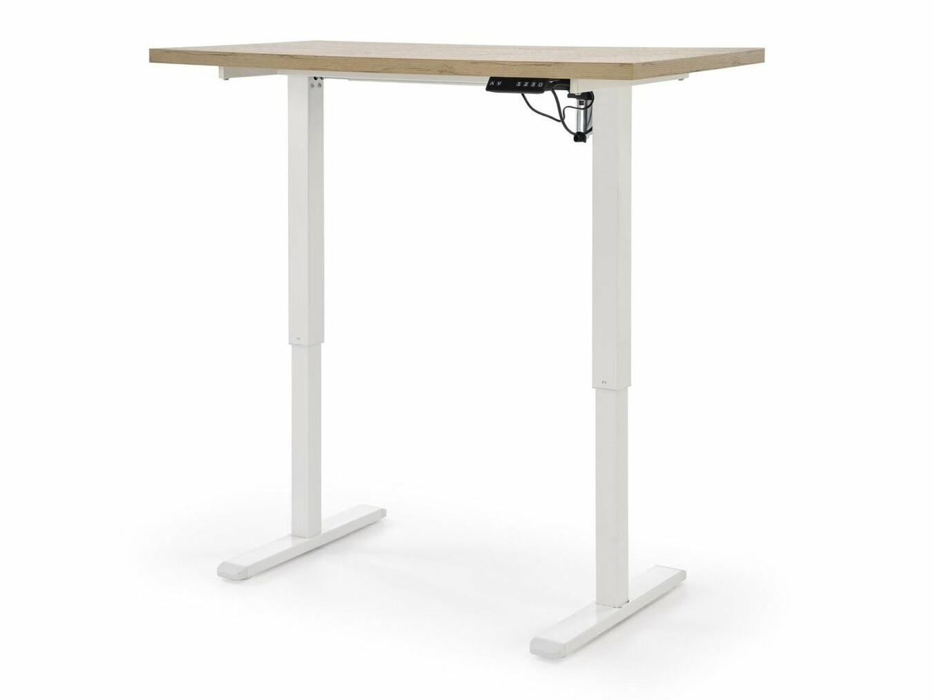 In hoogte verstelbaar bureau Houston 1942 (Artisan eiken + Wit)