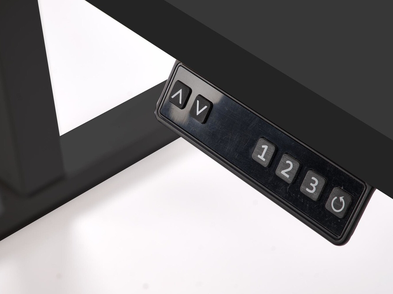 In hoogte verstelbaar bureau Houston 1942 (Zwart)