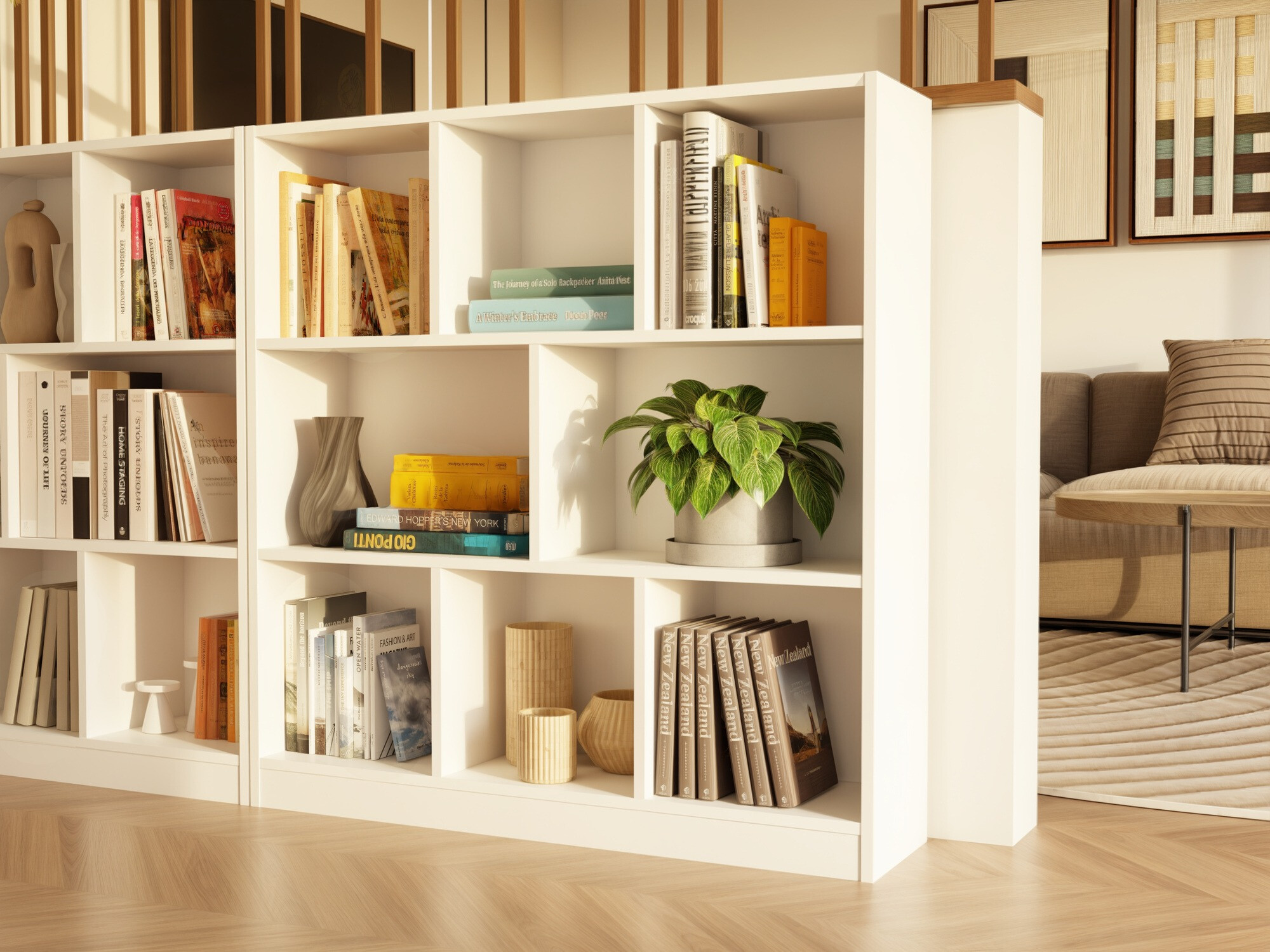 Boekenkast Mandeville 307 (Wit)