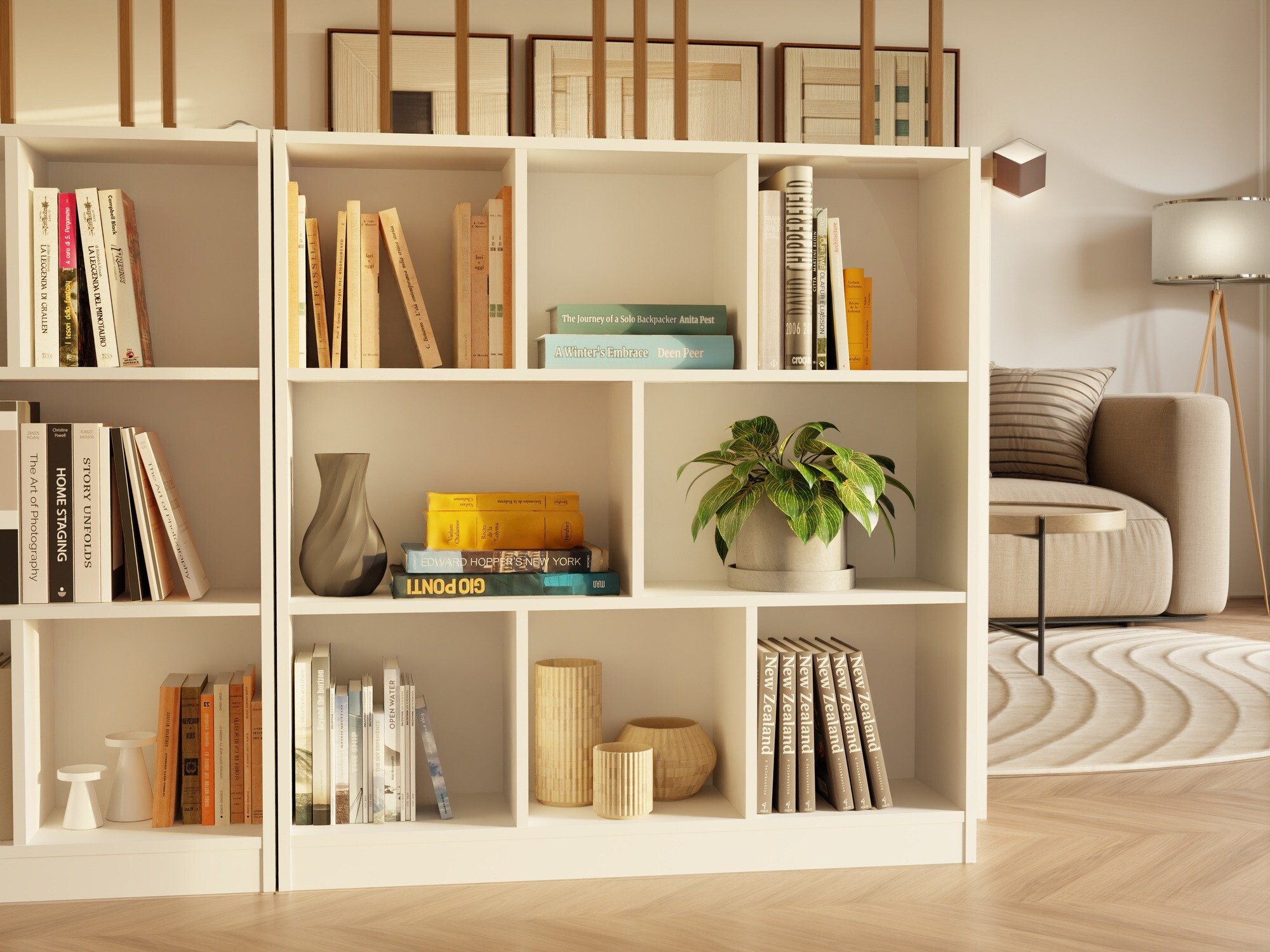 Boekenkast Mandeville 307 (Wit)
