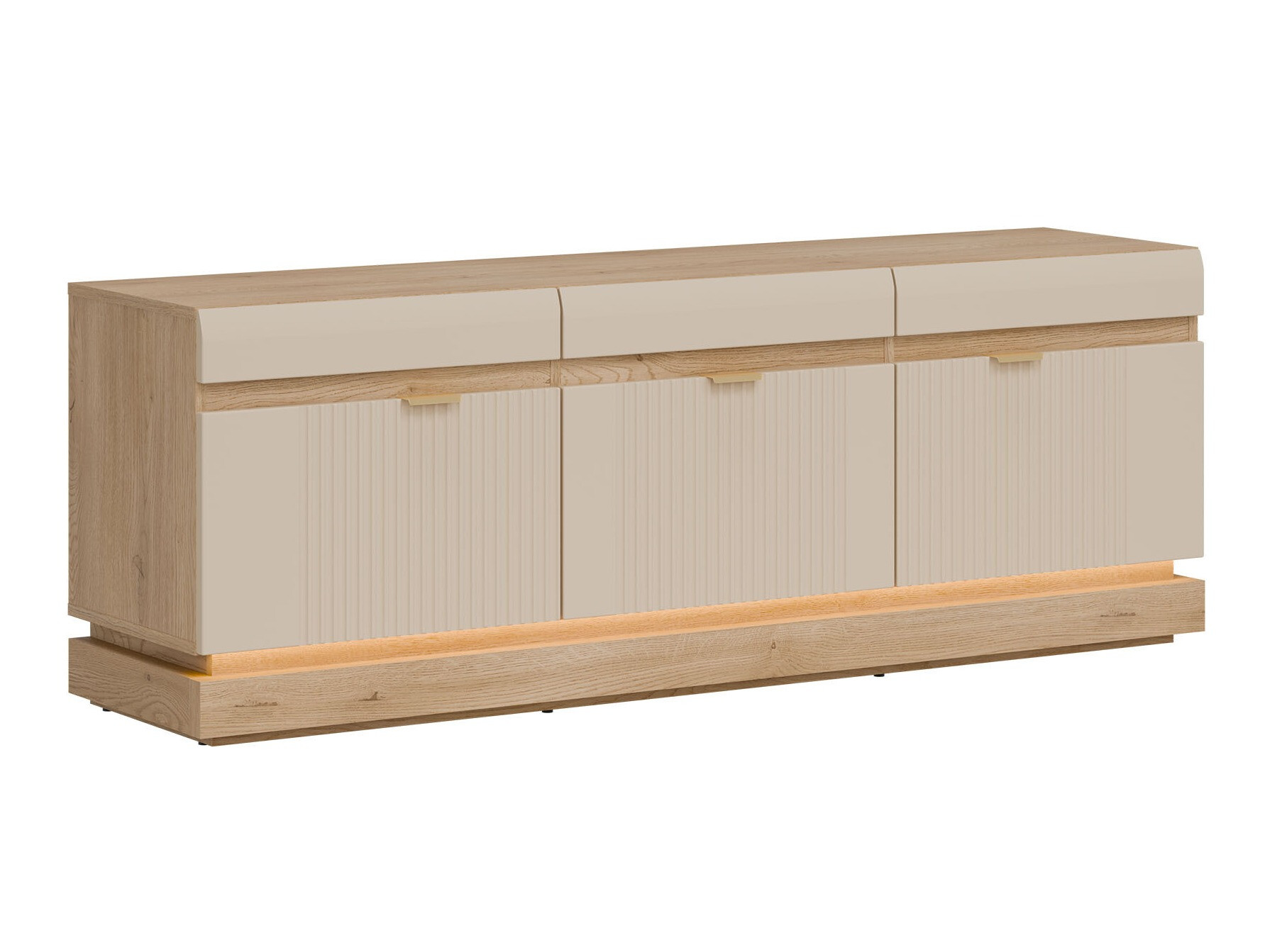 TV-meubel Teselbu 100 (Kasjmier + Torro Eik)