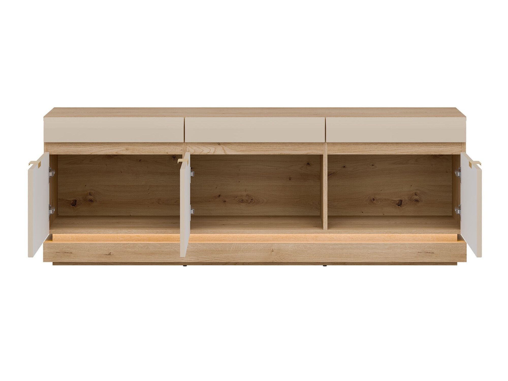 TV-meubel Teselbu 100 (Kasjmier + Torro Eik)