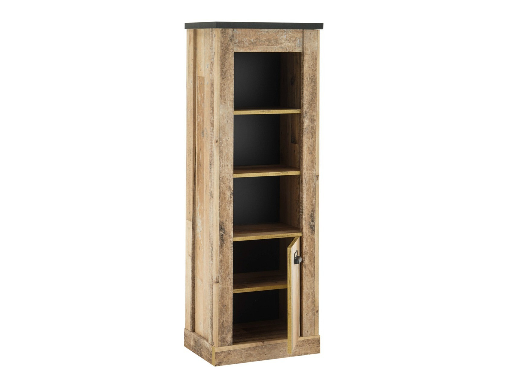 Badkamerset Cirtale 138 (Verouderd hout + Antraciet)