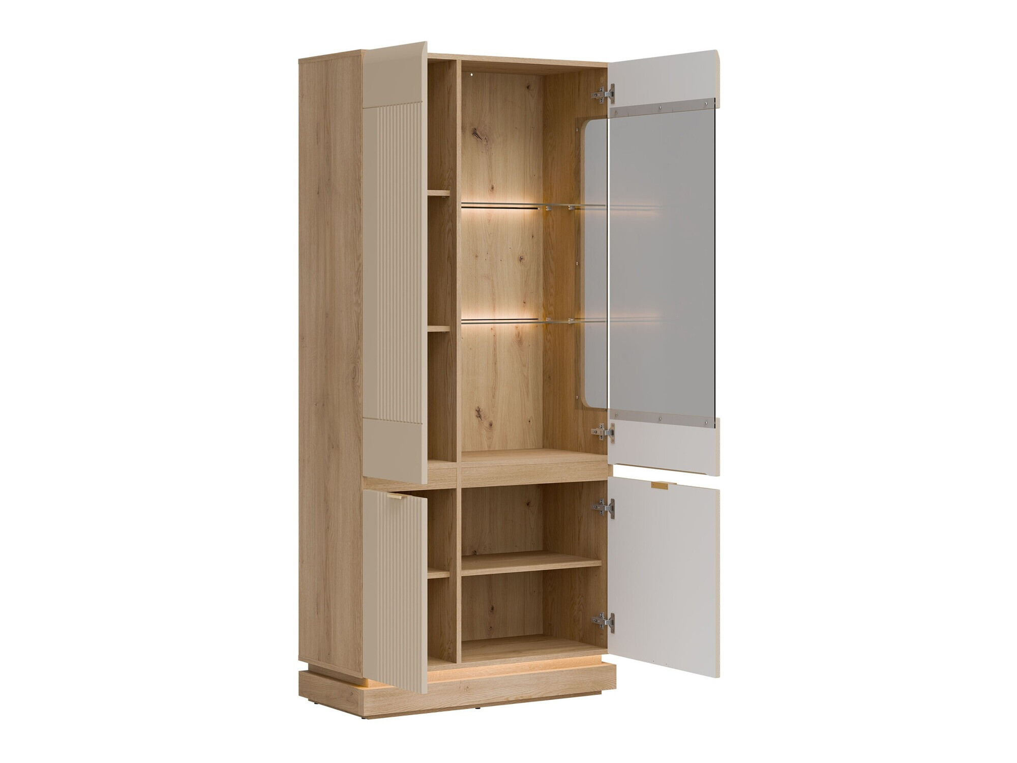 Boekenkast Teselbu 111 (Kasjmier + Eiken)