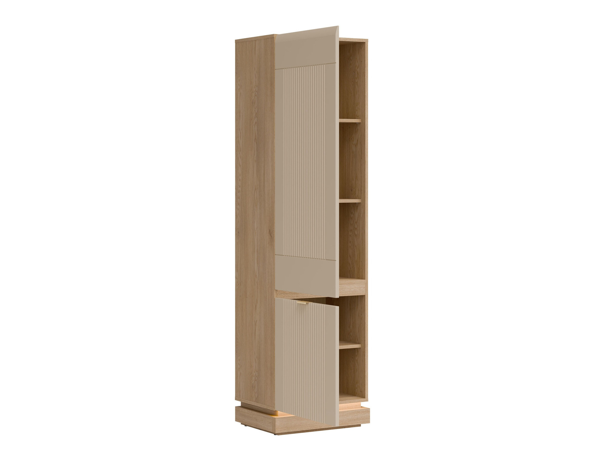 Boekenkast Teselbu 112 (Kasjmier + Eiken)