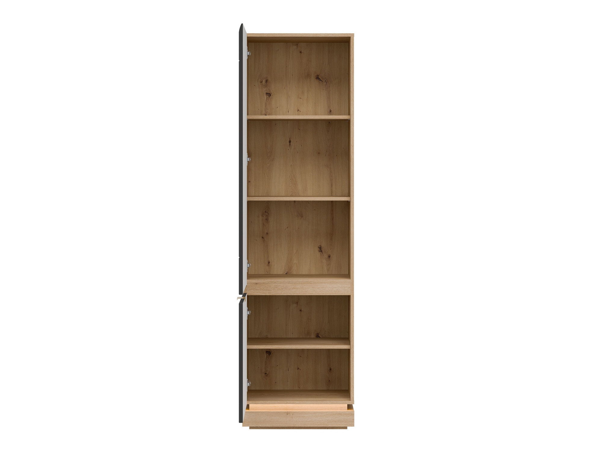 Boekenkast Teselbu 112 (Antraciet + Eiken)