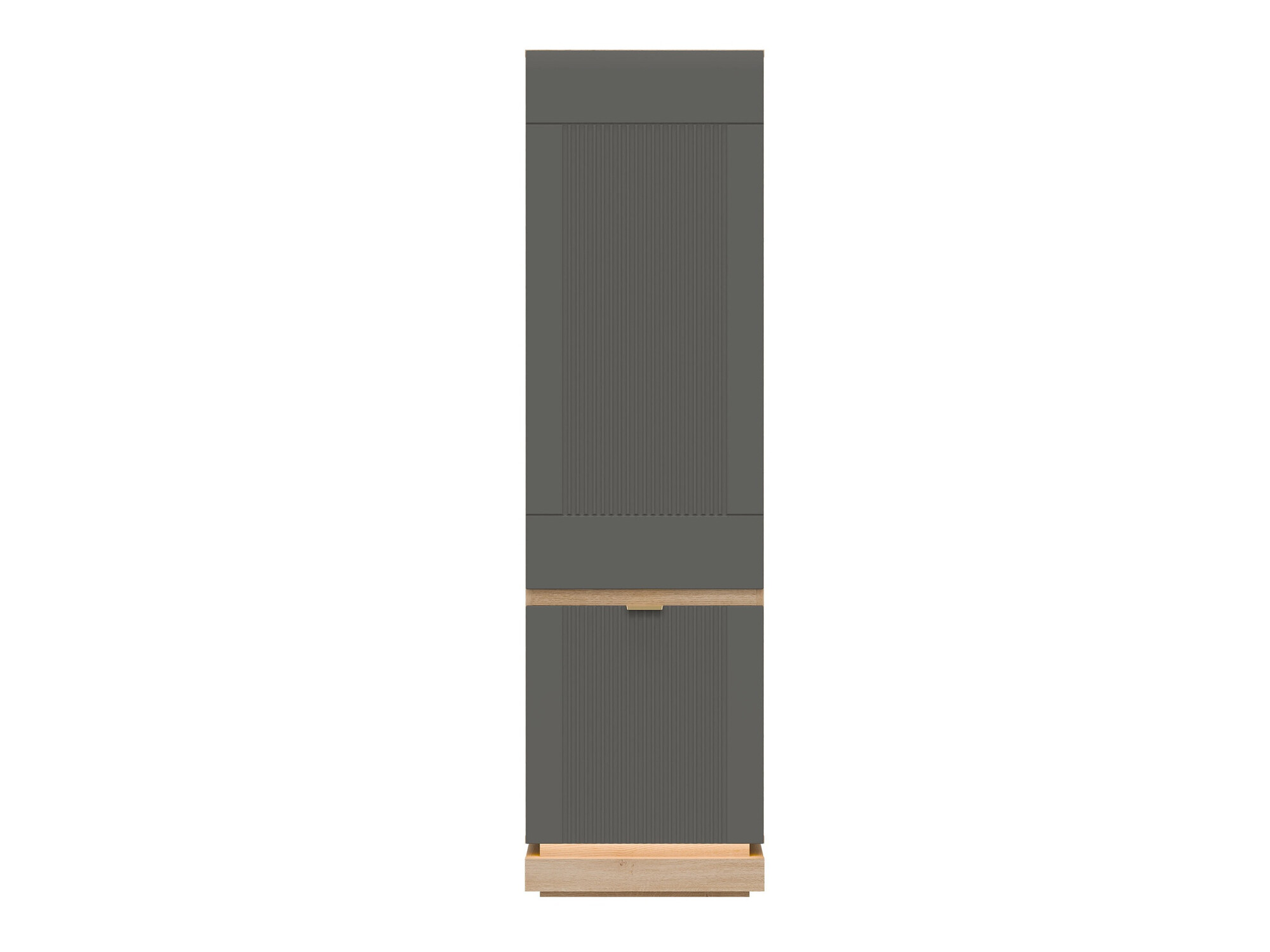 Boekenkast Teselbu 112 (Grijs + Eiken)