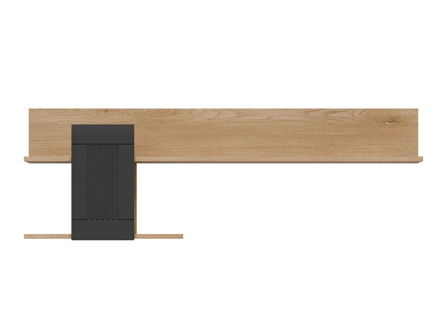 Wandplank Teselbu 115 (Antraciet + Eiken)