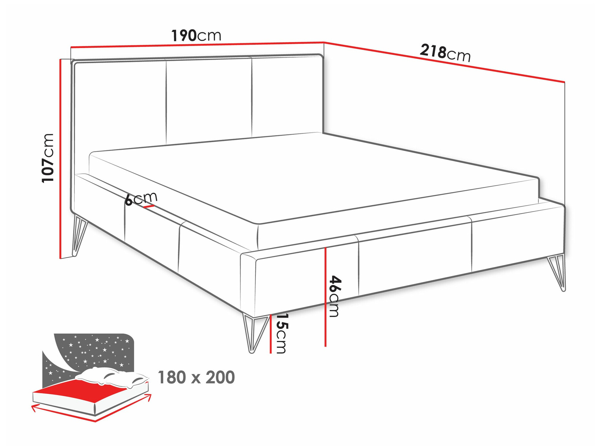 Bed Clovis 118 (Ruben 2108)