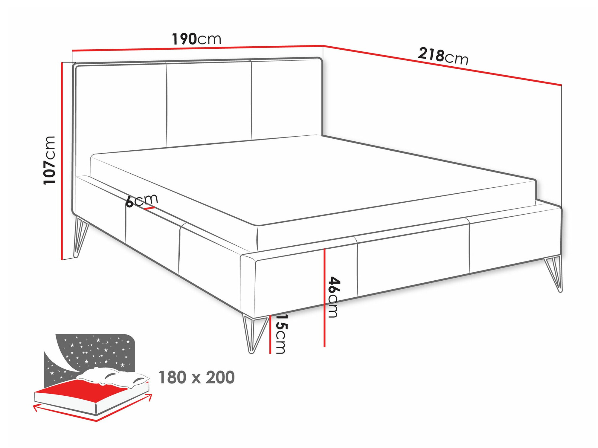 Bed Clovis 118 (Ruben 2111)