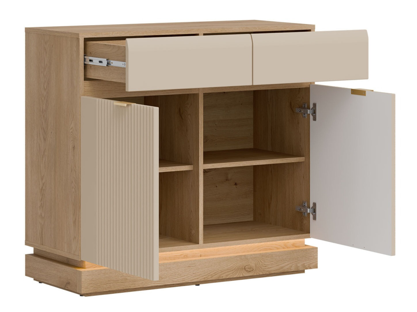 Slaapkamerset Teselbu 117 (Kasjmier + Eiken)