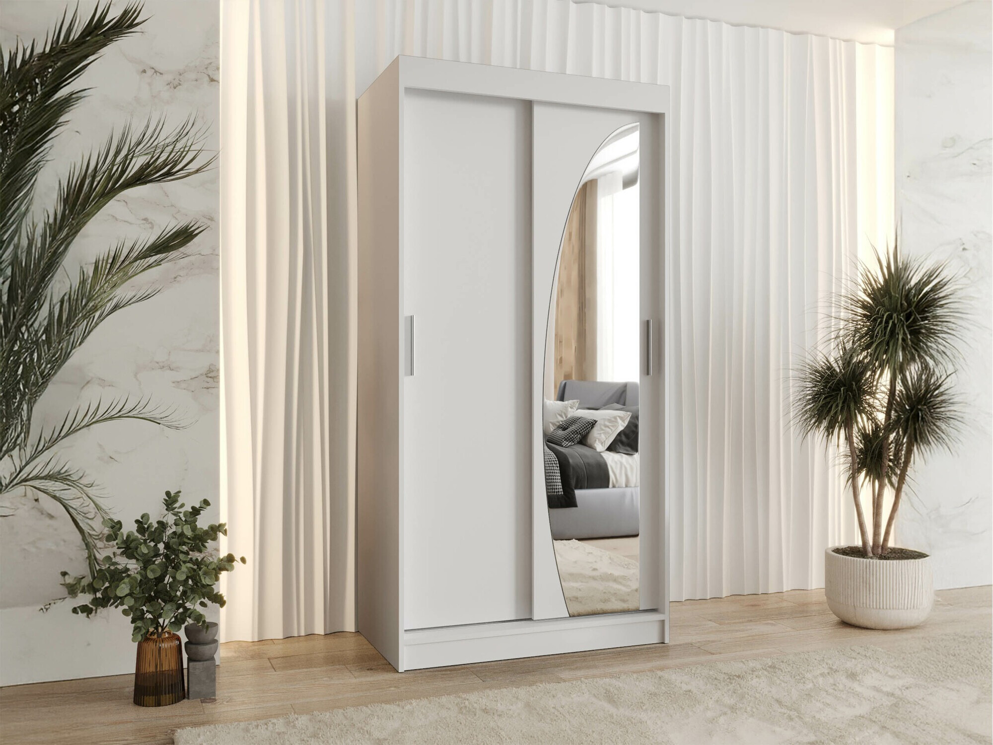 Kledingkast Hartford 498 (Wit)