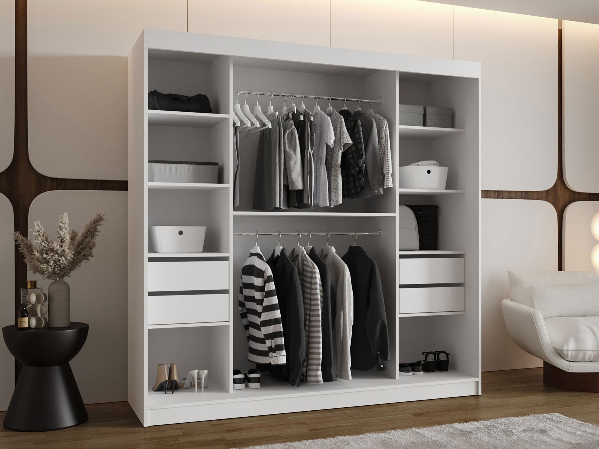 Kledingkast Hartford 499 (Kasjmier)