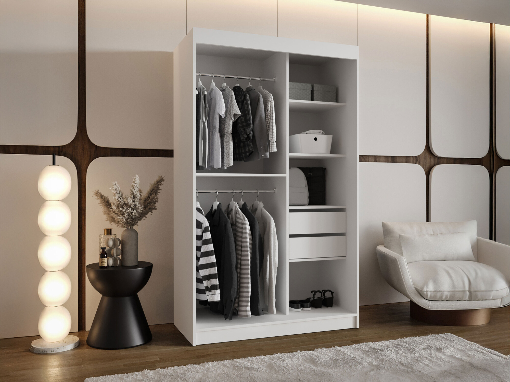 Kledingkast Hartford 501 (Artisan eiken)