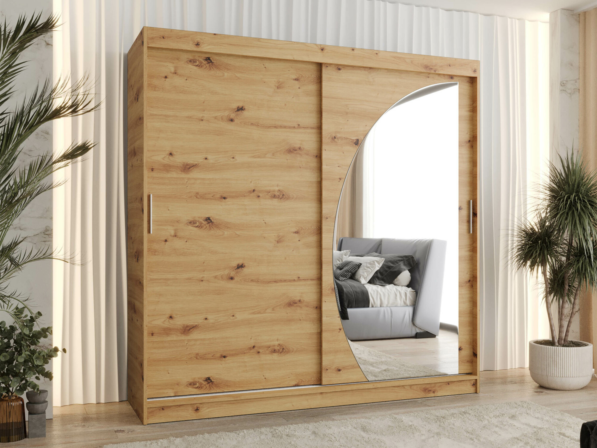 Kledingkast Hartford 507 (Artisan eiken)