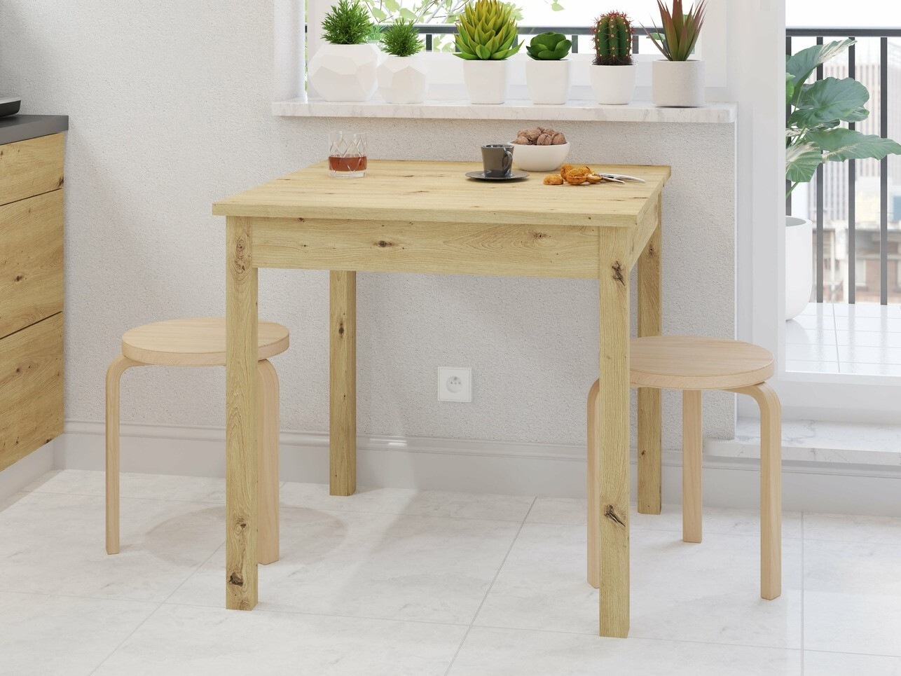 Tafel Bristol 219 (Artisan eiken)