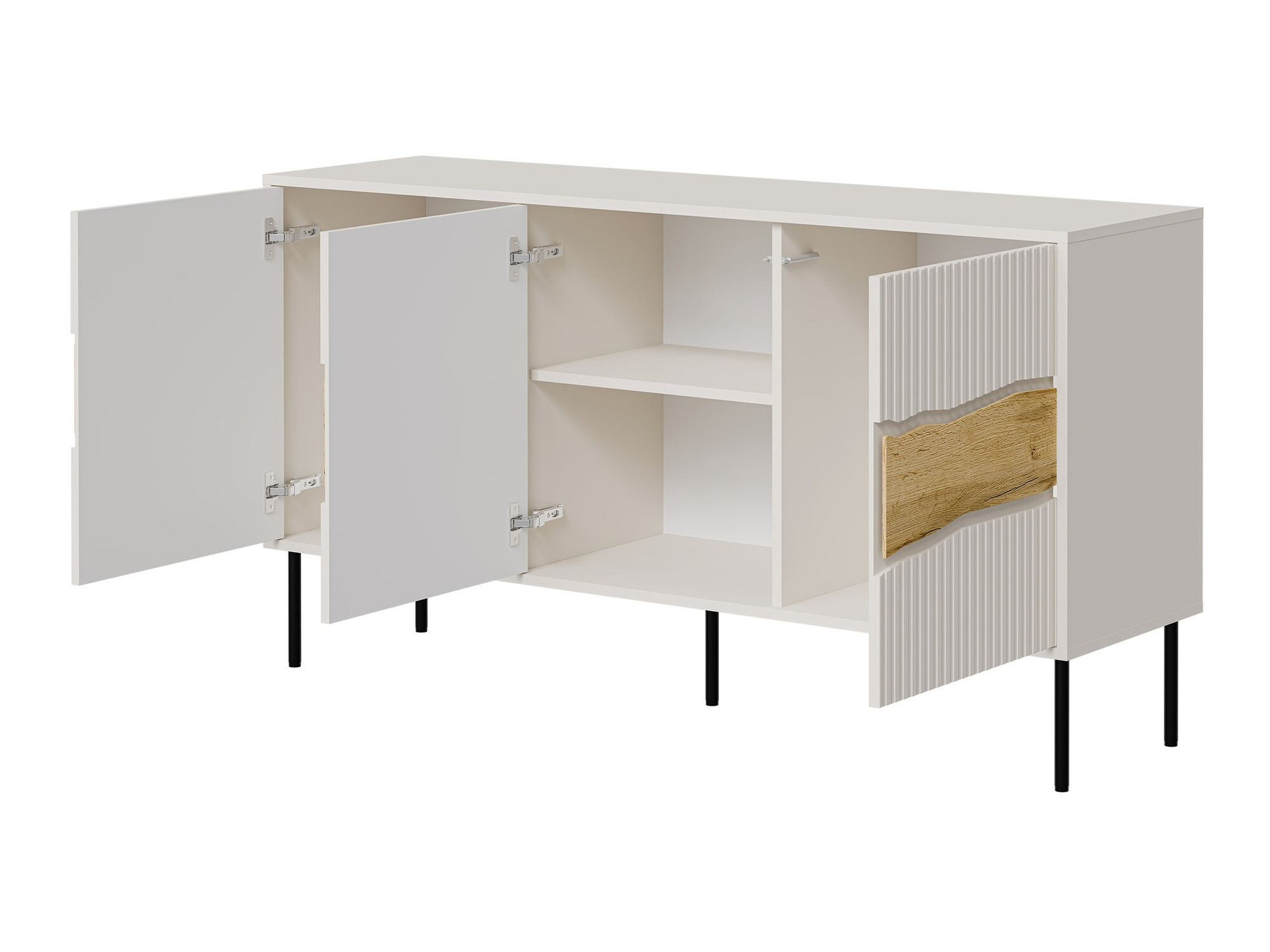 Dressoir Monevare 100 (Wotan eik + Kasjmier)