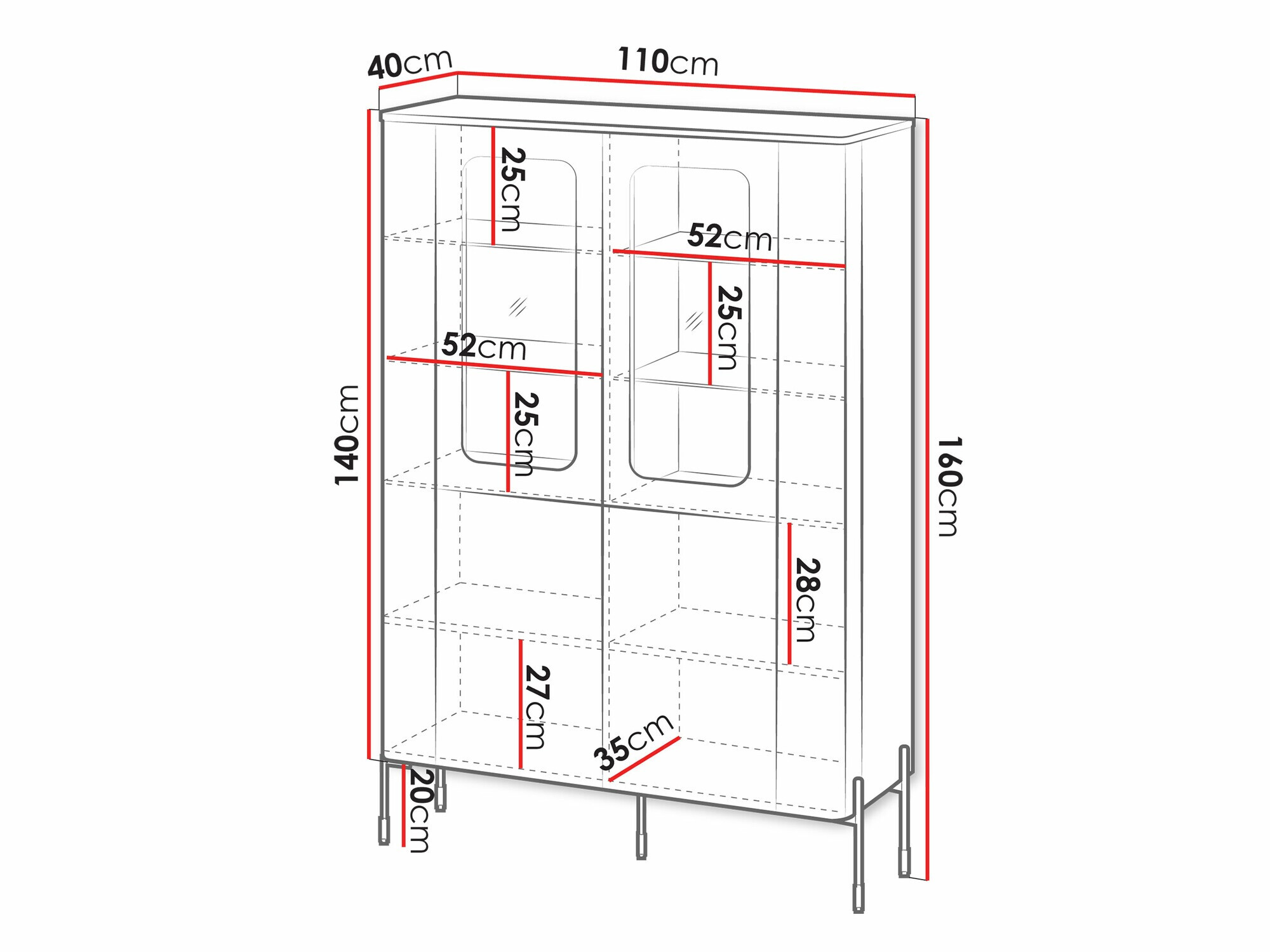 Boekenkast Mavnue 103 (Kasjmier)