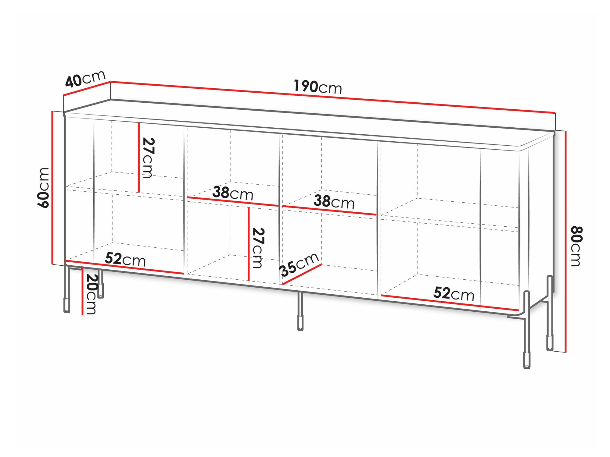 Dressoir Mavnue 101 (Kasjmier)