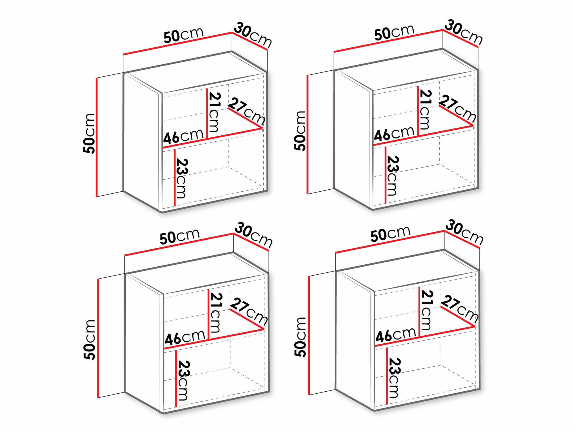 Kasten set Venenou 143 (Wit + Glanzend wit)