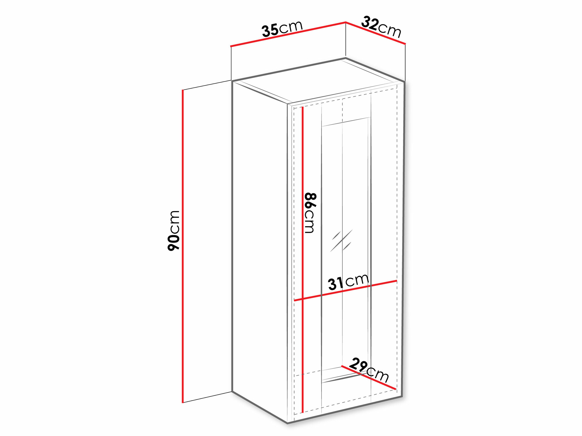 Wandkast Venenou 132 (Zwart + Wotan eik)