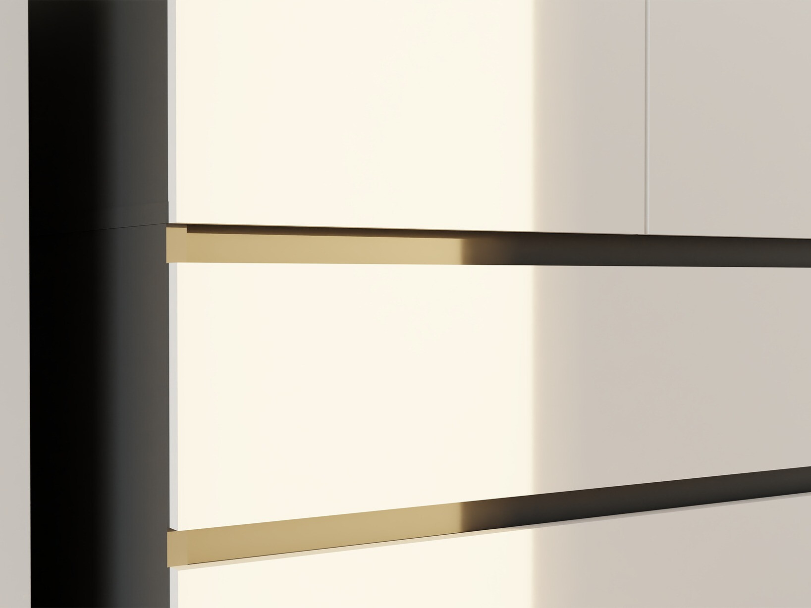 Kledingkast Elbvelu 116 (Wit + Antraciet)