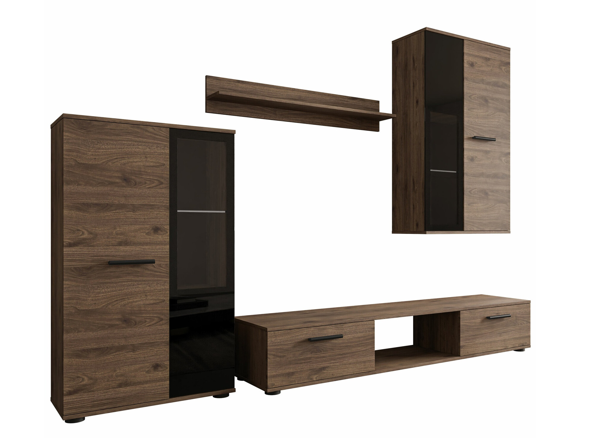 Woonkamerset Tucson 100 (Notenhout)