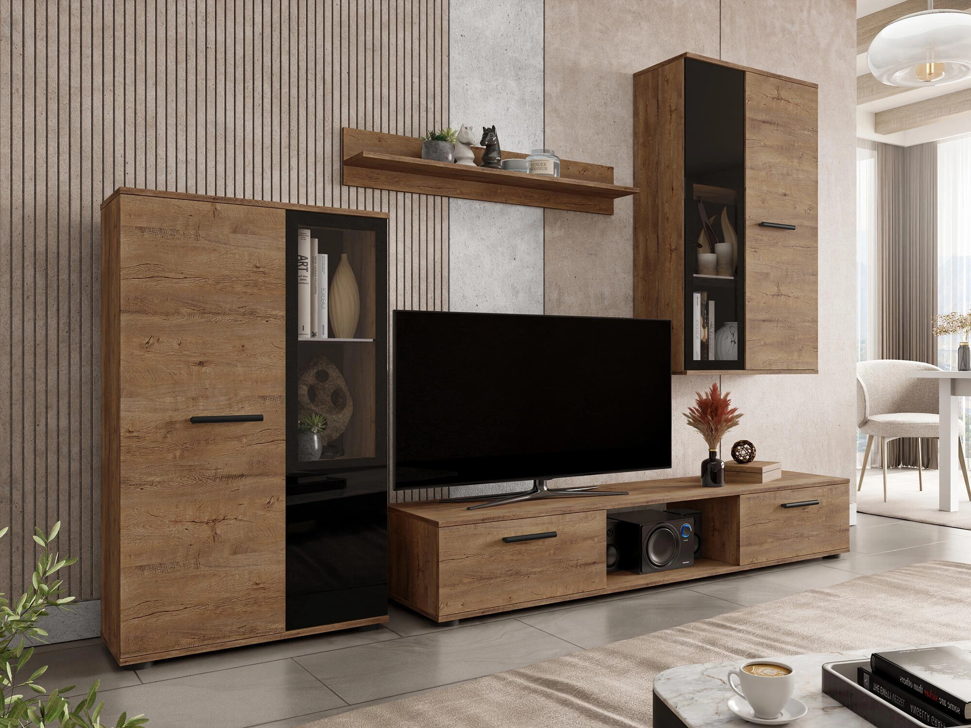 Woonkamerset Tucson 100 (Lefkas eik)