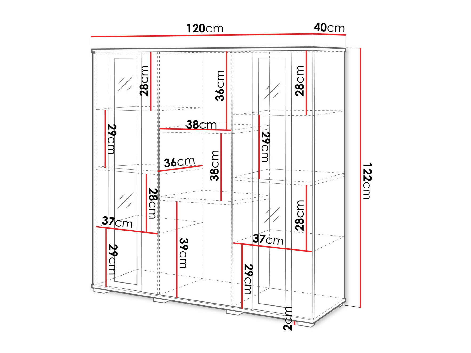 Dressoir Torcame 100 (Wotan eik)