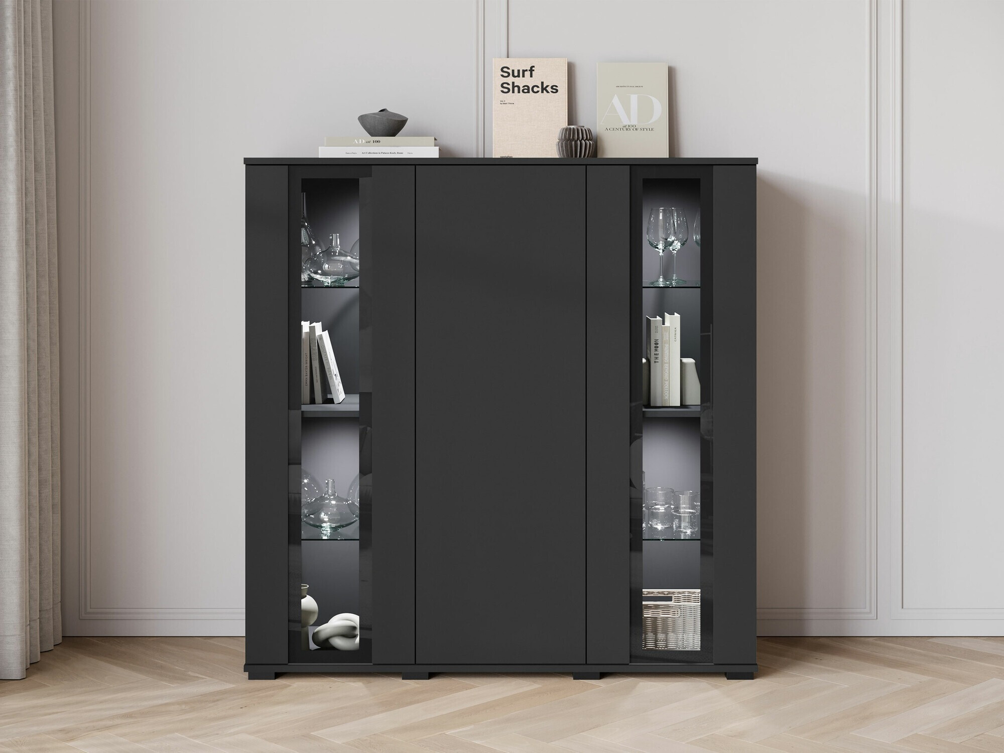 Dressoir Torcame 100 (Zwart)