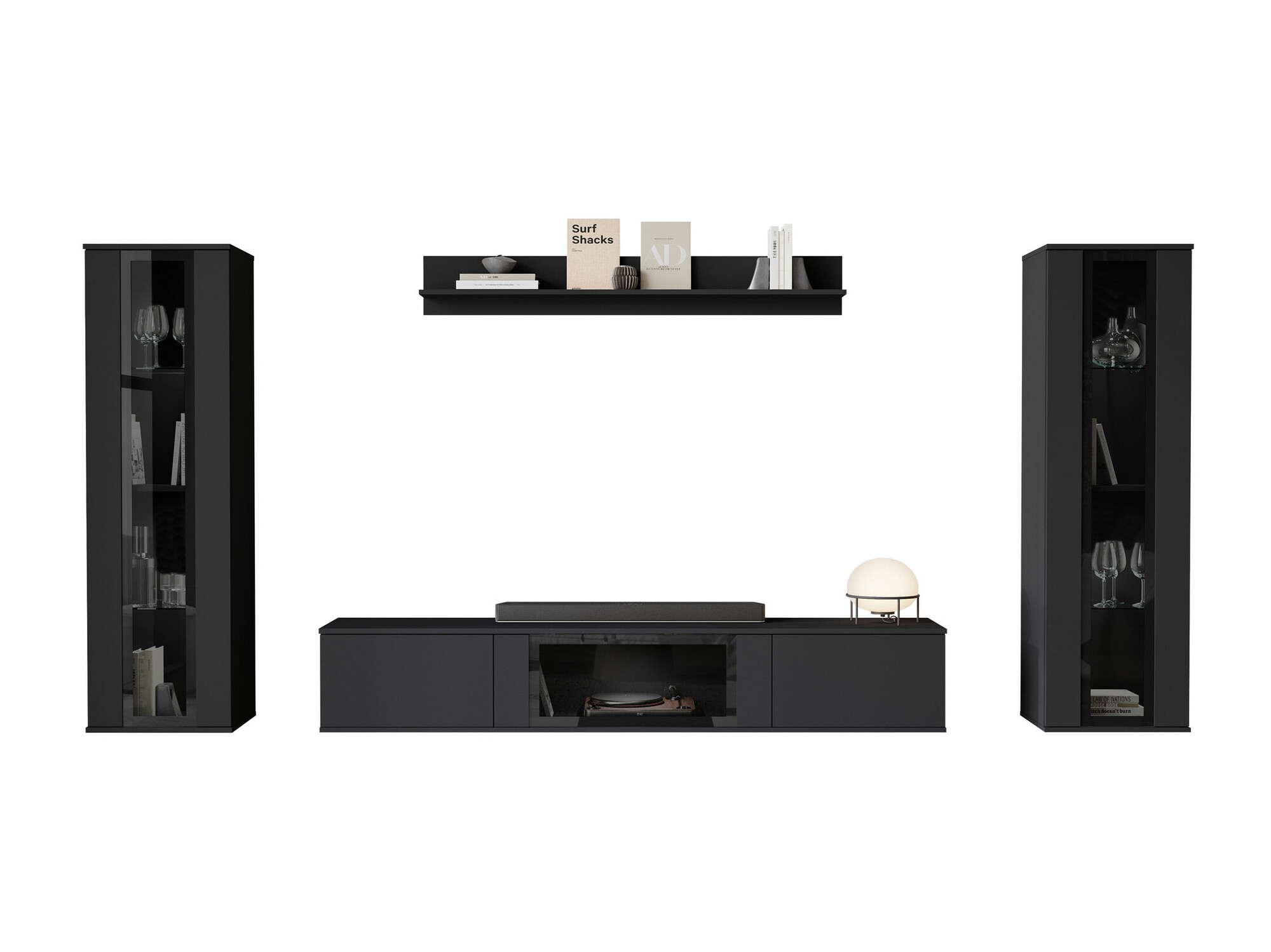 Woonkamerset Torcame 103 (Zwart)
