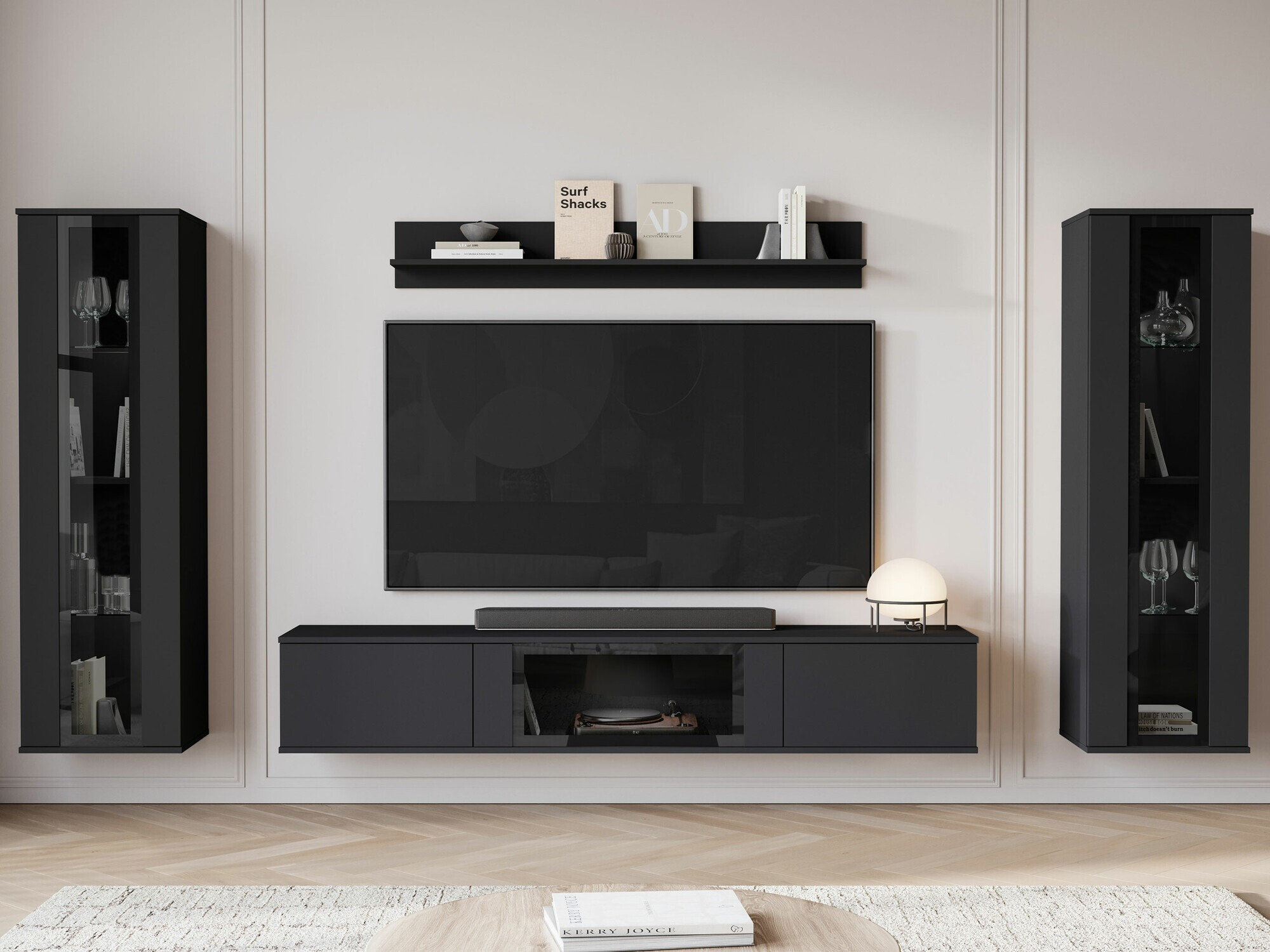 Woonkamerset Torcame 103 (Zwart)