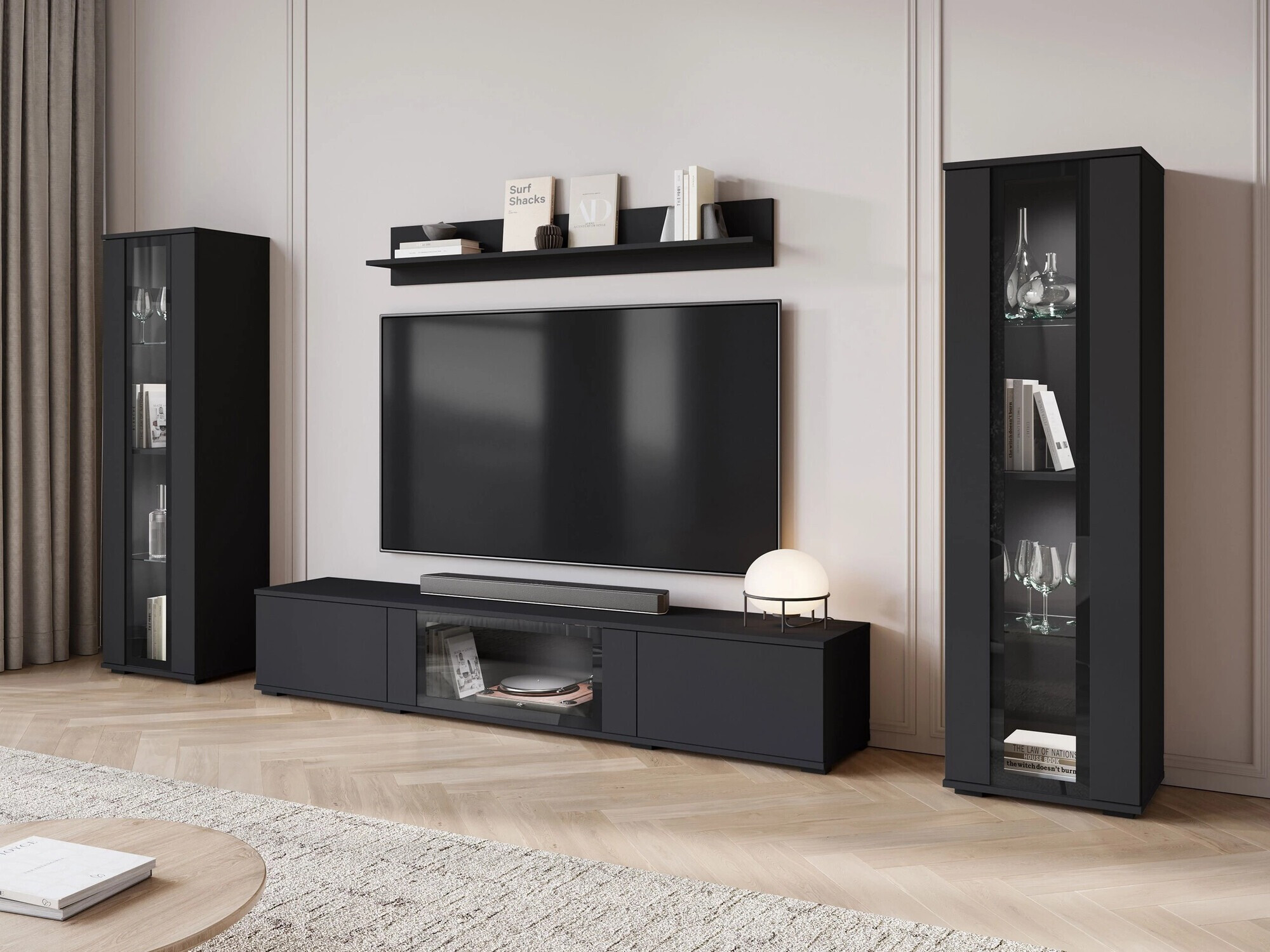 Woonkamerset Torcame 103 (Zwart)