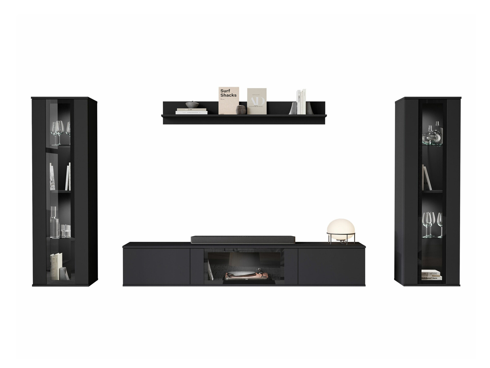 Woonkamerset Torcame 103 (Zwart)