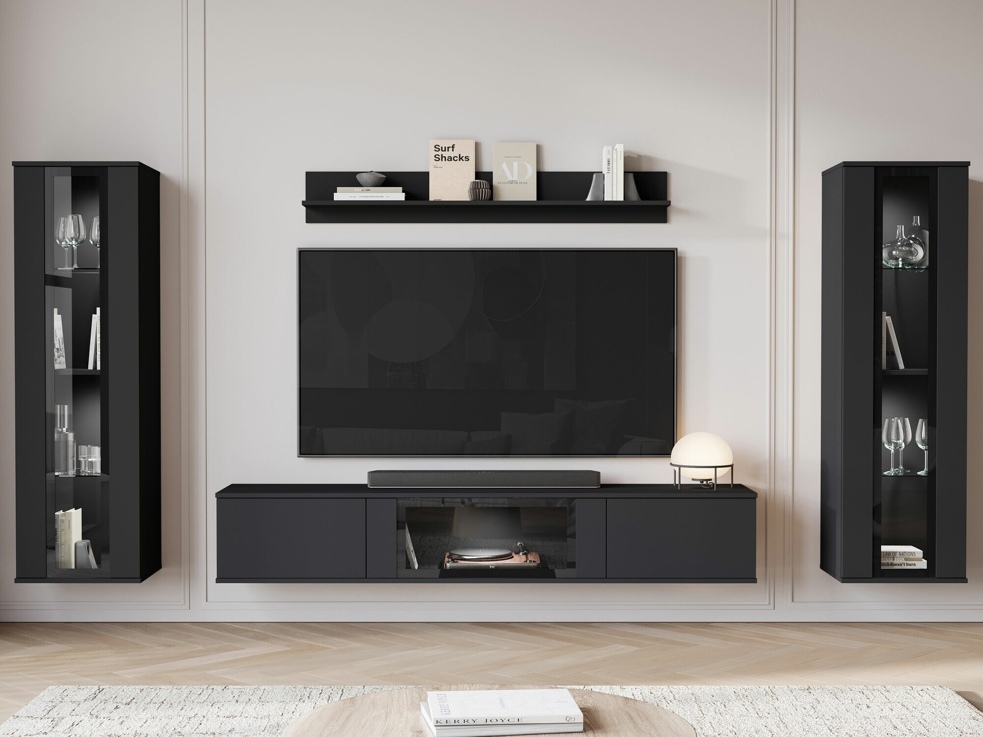 Woonkamerset Torcame 103 (Zwart)