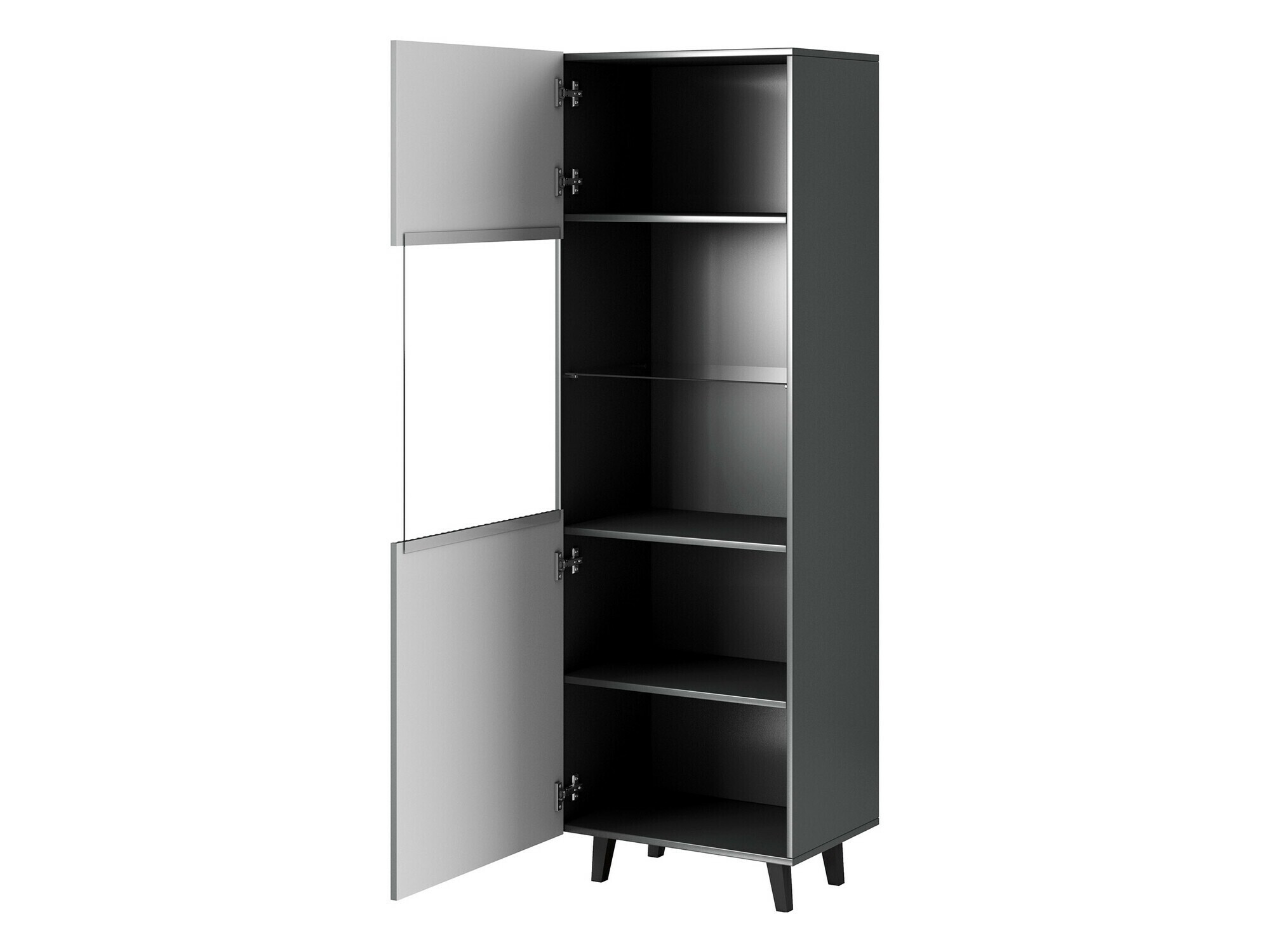 Boekenkast Comes (Antraciet)