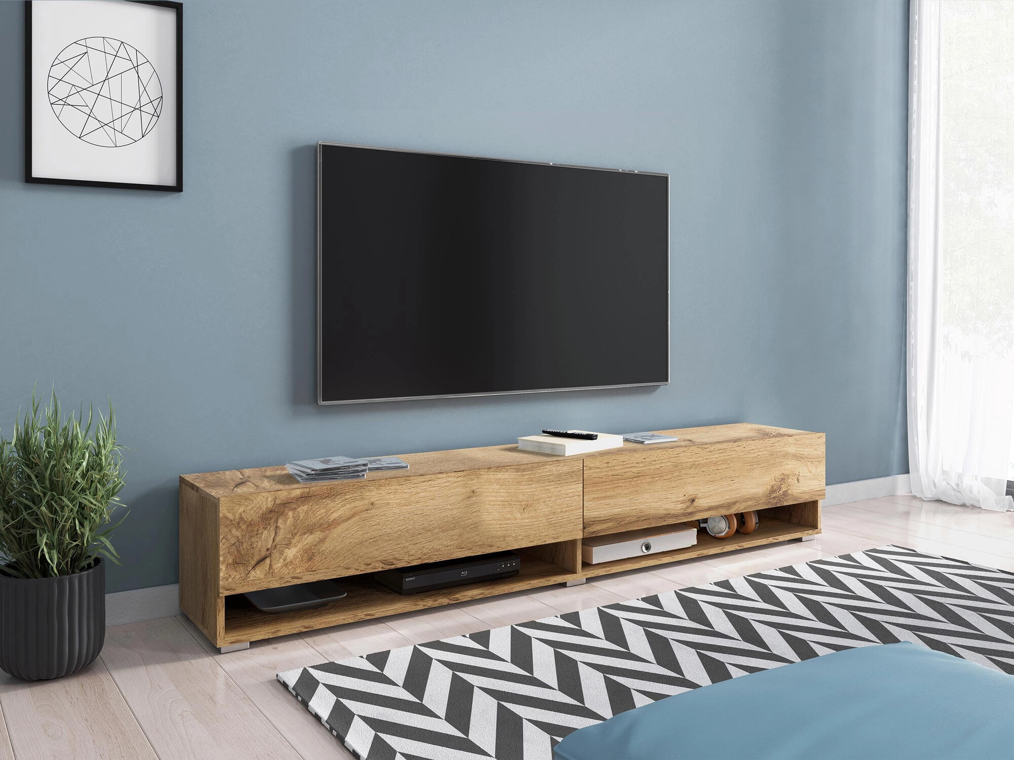 TV-meubel Sarasota 119 (Wotan eik)